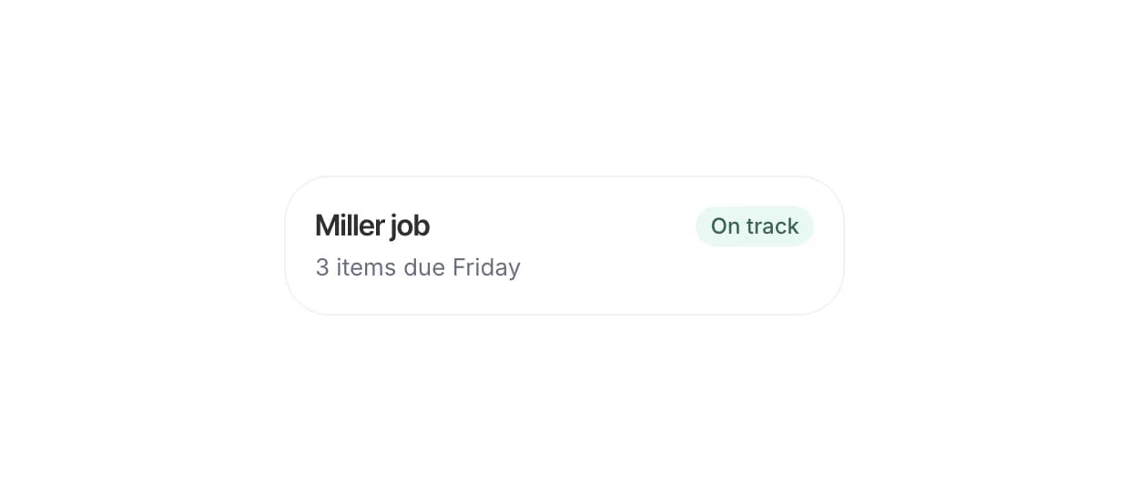 La scheda di Dvina: il lavoro Miller procede nei tempi, con tre attività in scadenza venerdì.